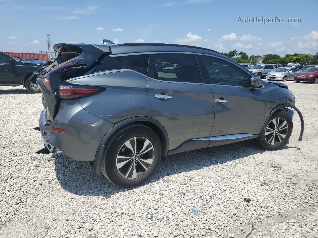 2019 Nissan Murano S Gray vin: 5N1AZ2MJ7KN165263