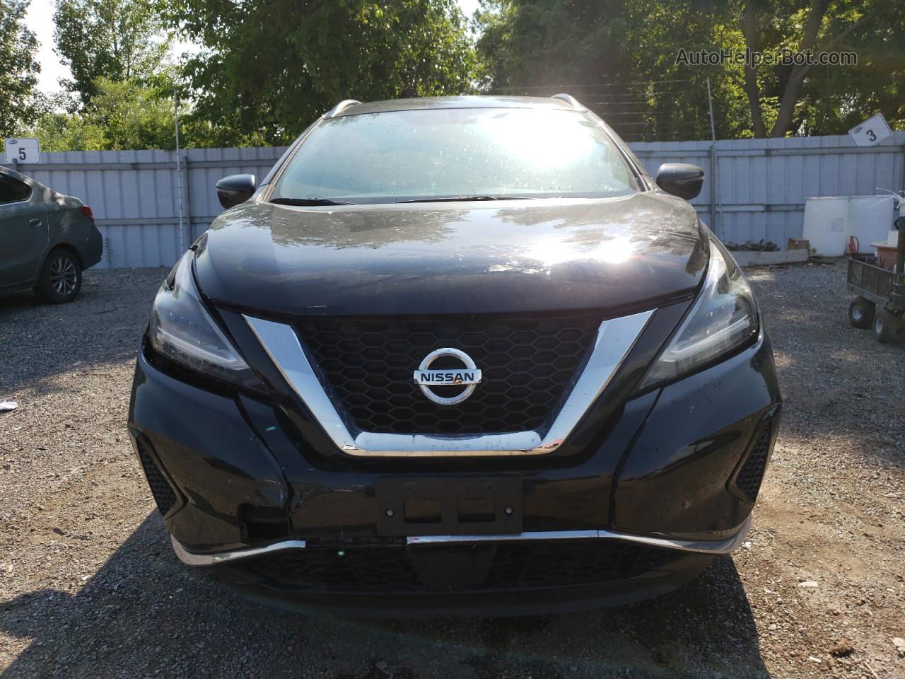 2019 Nissan Murano S Black vin: 5N1AZ2MJ8KN108621