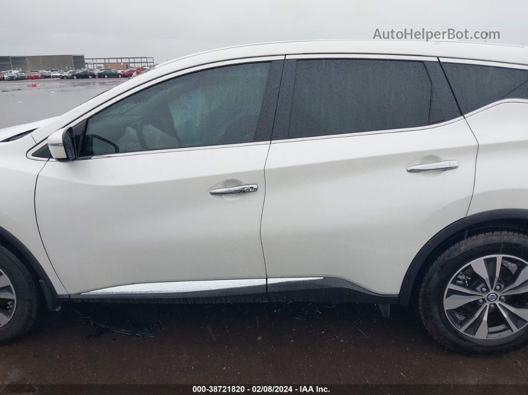 2019 Nissan Murano S White vin: 5N1AZ2MJ8KN110126