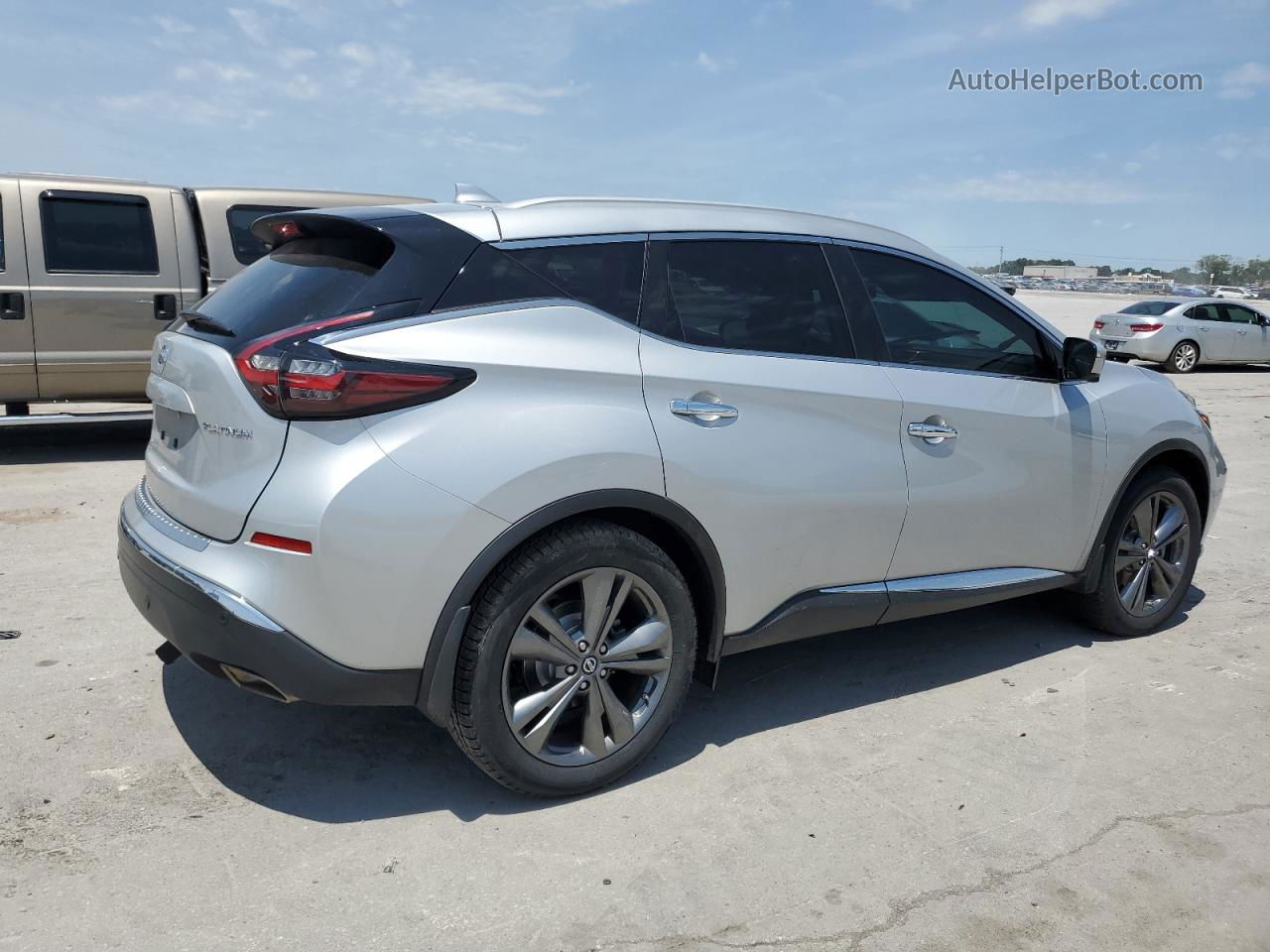 2019 Nissan Murano S Silver vin: 5N1AZ2MJ8KN115360