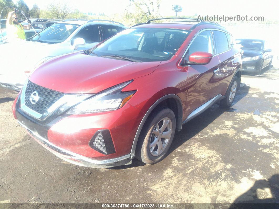 2019 Nissan Murano Sv Red vin: 5N1AZ2MJ8KN126990