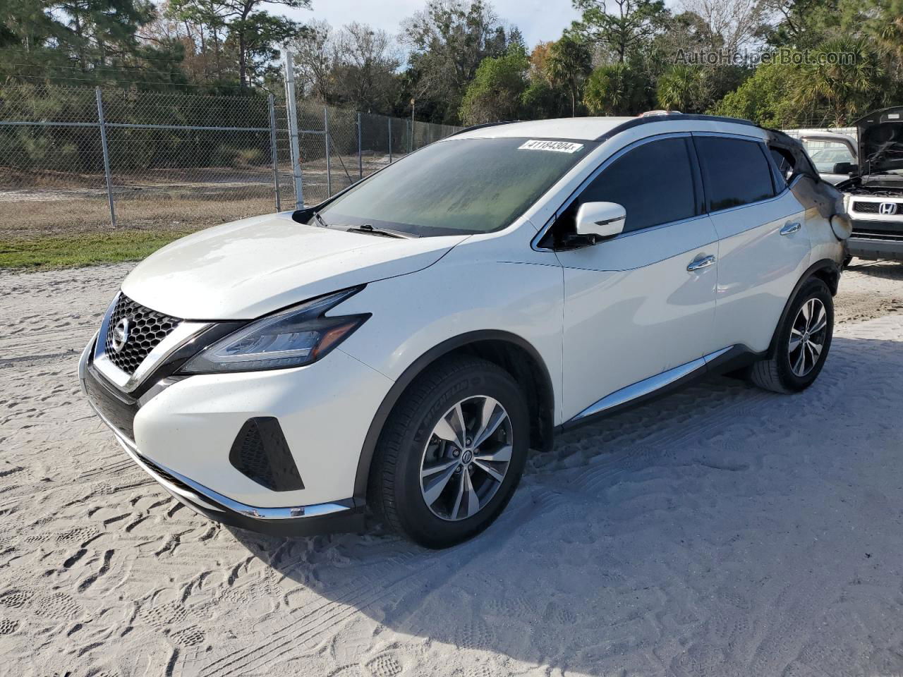 2019 Nissan Murano S Белый vin: 5N1AZ2MJ8KN127539