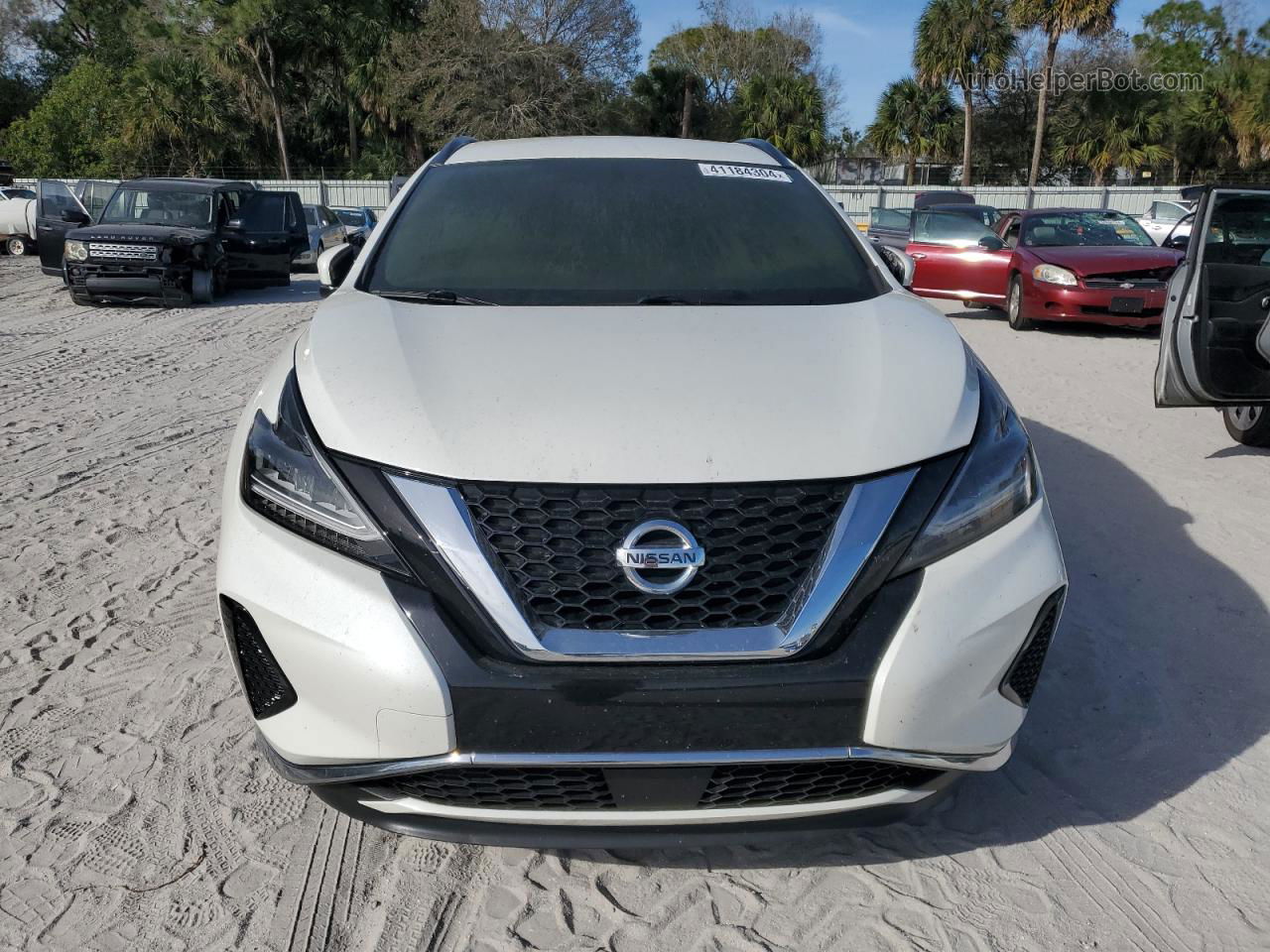 2019 Nissan Murano S Белый vin: 5N1AZ2MJ8KN127539