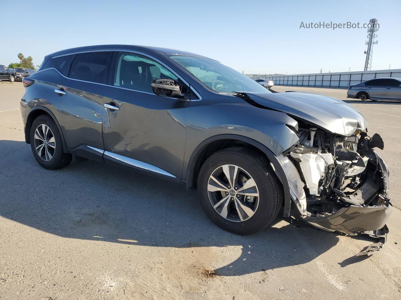 2019 Nissan Murano S Gray vin: 5N1AZ2MJ8KN133535