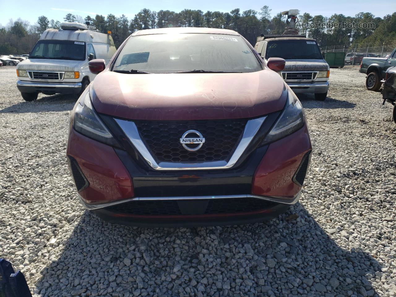 2019 Nissan Murano S Maroon vin: 5N1AZ2MJ8KN134832