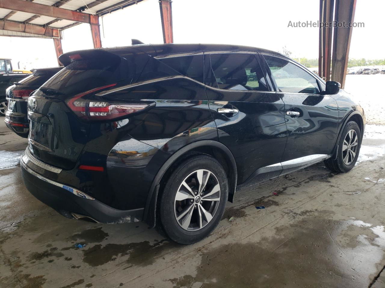 2019 Nissan Murano S Black vin: 5N1AZ2MJ8KN142946