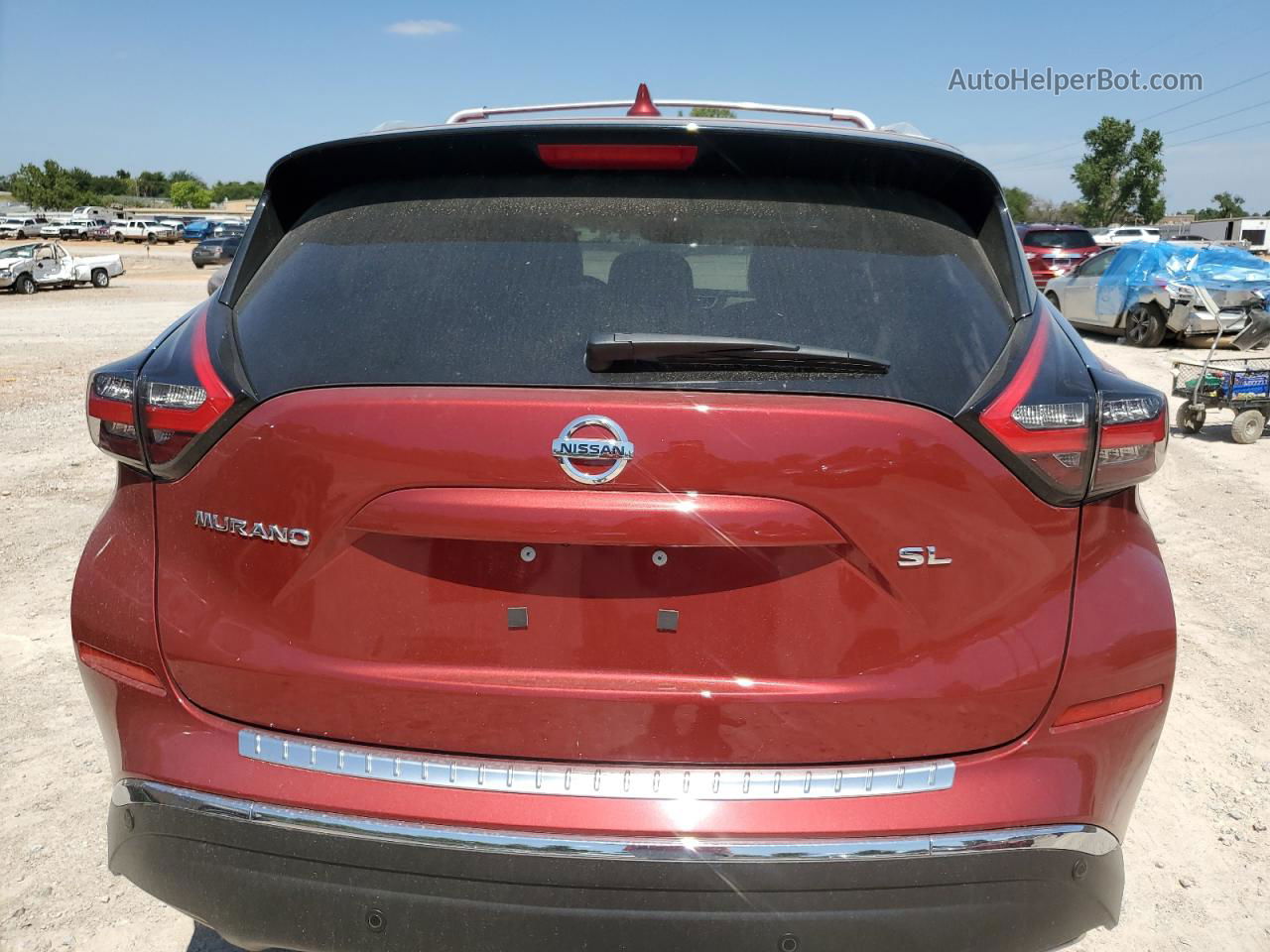 2019 Nissan Murano S Burgundy vin: 5N1AZ2MJ8KN143255