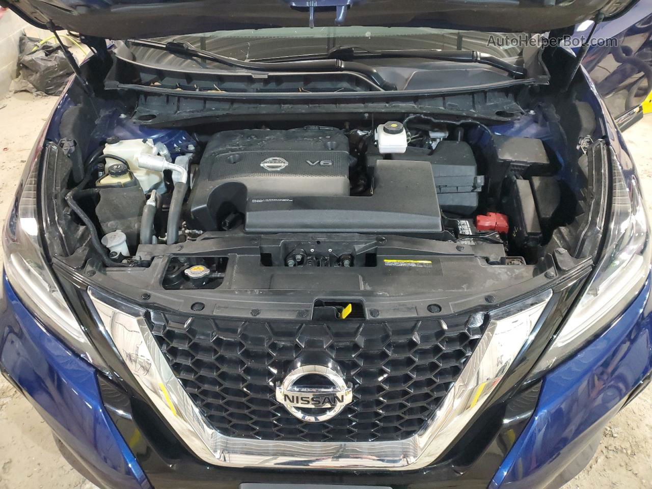 2019 Nissan Murano S Blue vin: 5N1AZ2MJ8KN149766