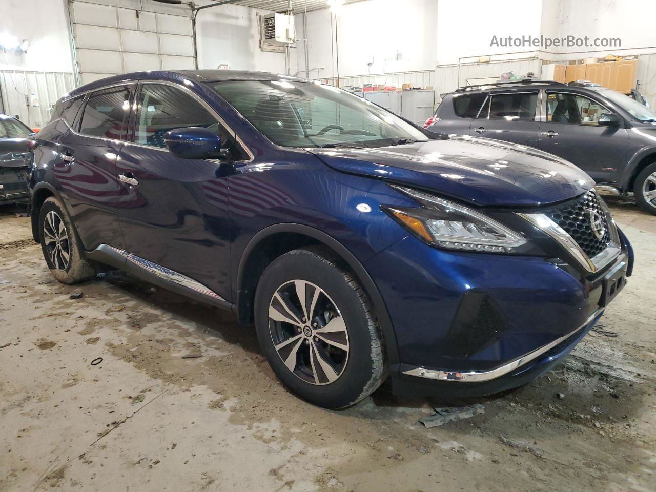 2019 Nissan Murano S Blue vin: 5N1AZ2MJ8KN149766