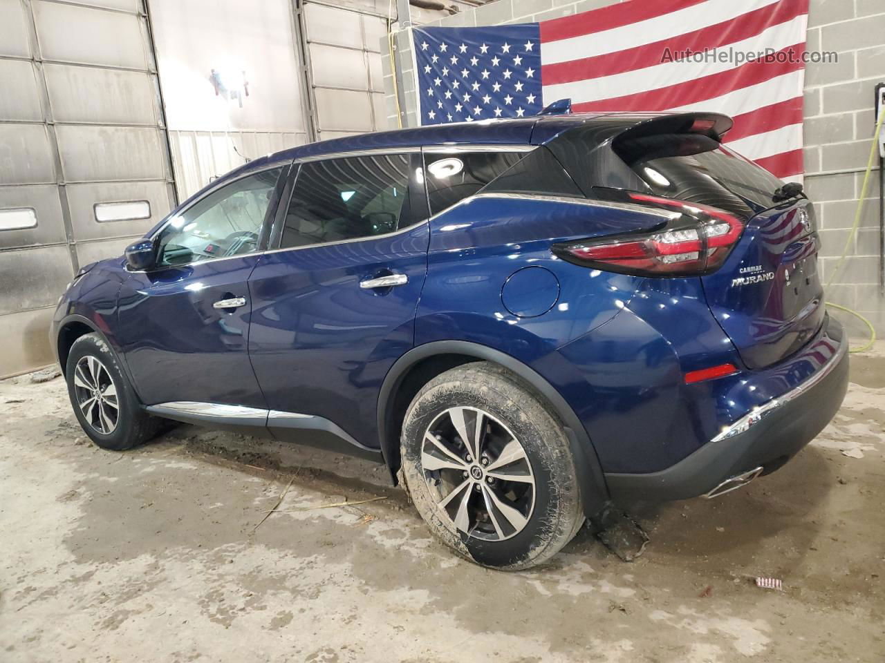 2019 Nissan Murano S Синий vin: 5N1AZ2MJ8KN149766