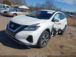 2019 Nissan Murano Sv White vin: 5N1AZ2MJ8KN158595