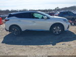 2019 Nissan Murano Sv White vin: 5N1AZ2MJ8KN158595