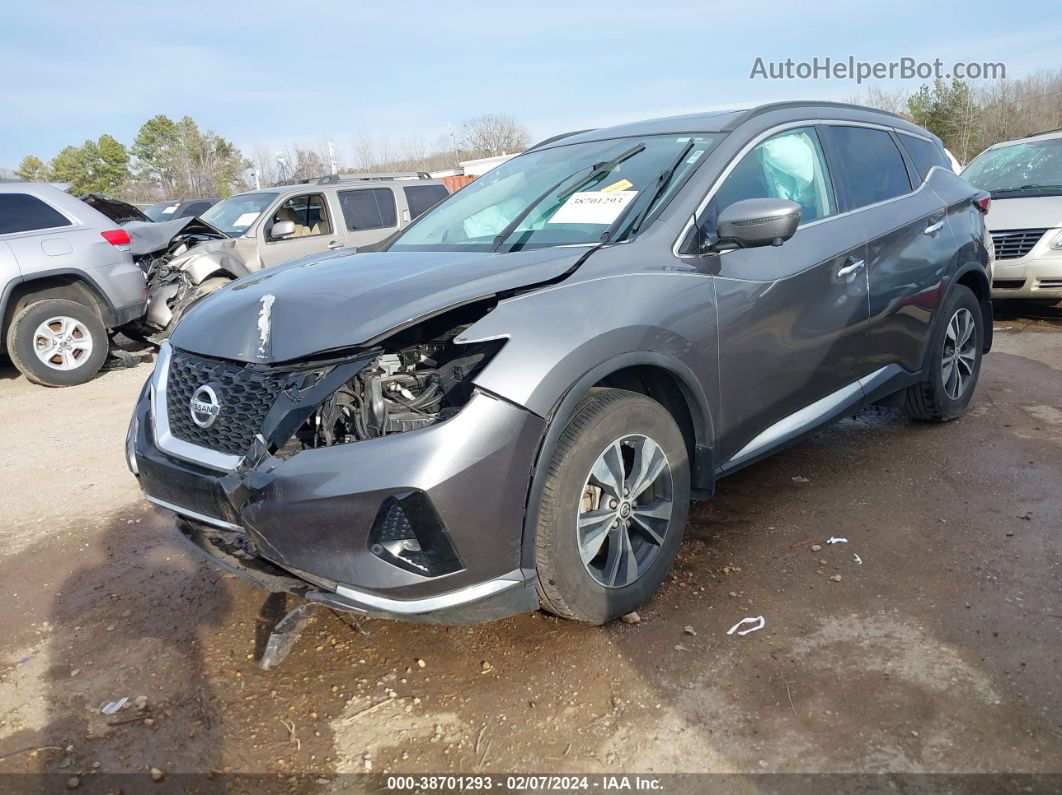 2019 Nissan Murano Sv Gray vin: 5N1AZ2MJ9KN110863