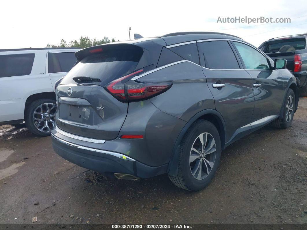 2019 Nissan Murano Sv Gray vin: 5N1AZ2MJ9KN110863