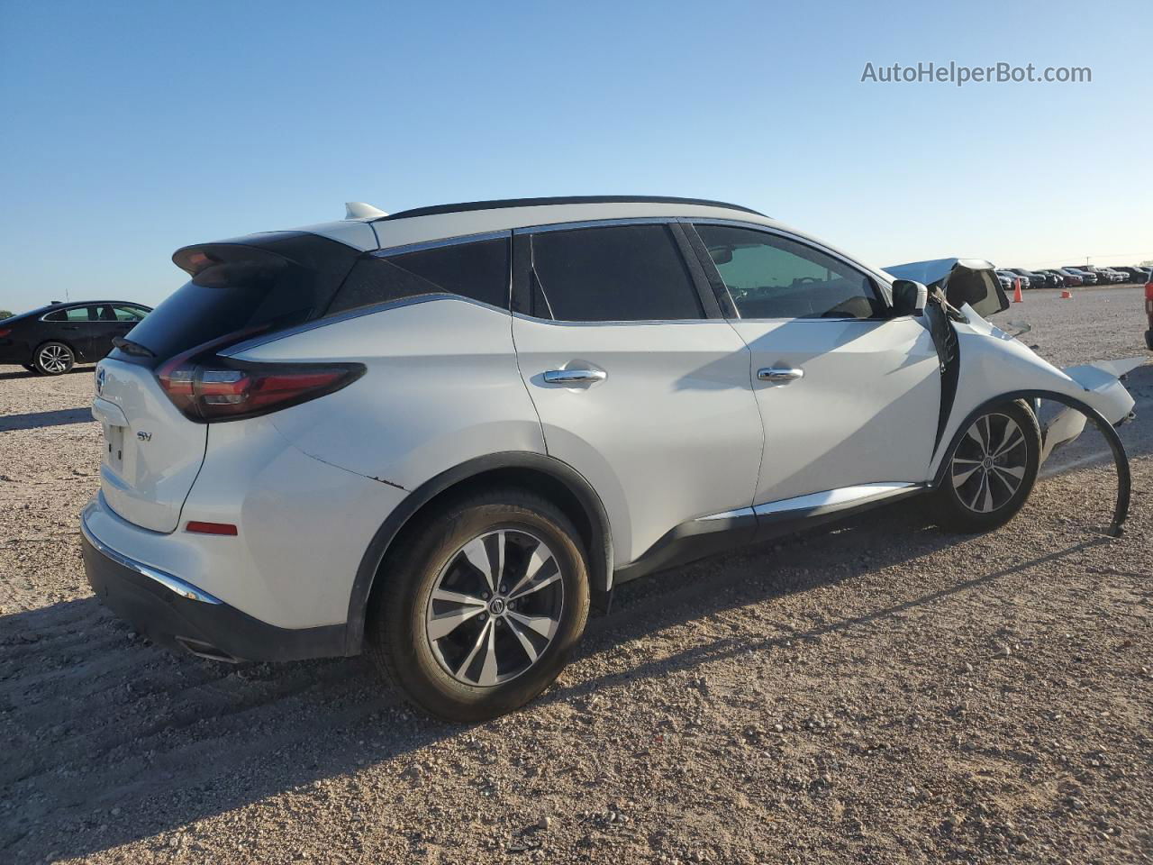 2019 Nissan Murano S White vin: 5N1AZ2MJ9KN138954