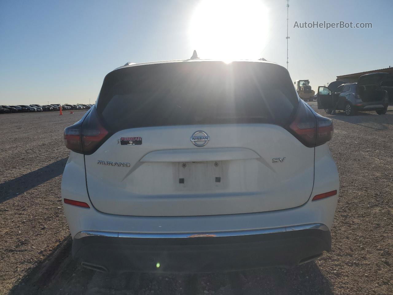 2019 Nissan Murano S White vin: 5N1AZ2MJ9KN138954