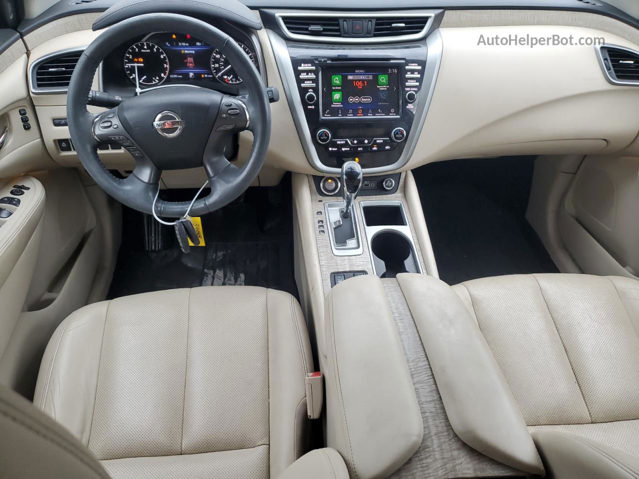 2019 Nissan Murano S Бордовый vin: 5N1AZ2MJ9KN140347