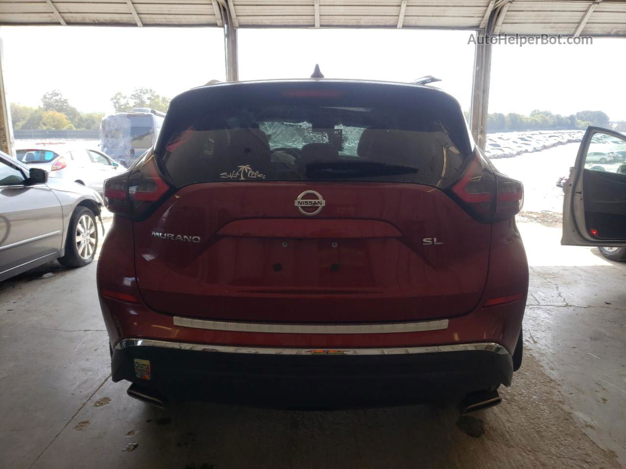 2019 Nissan Murano S Maroon vin: 5N1AZ2MJ9KN142373