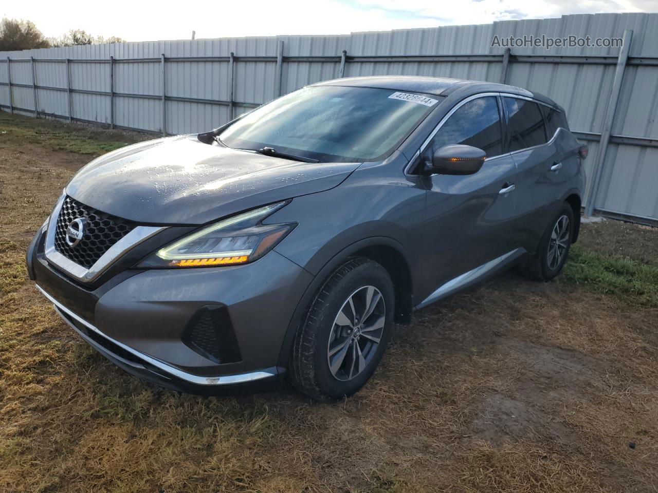 2019 Nissan Murano S Серый vin: 5N1AZ2MJ9KN144799