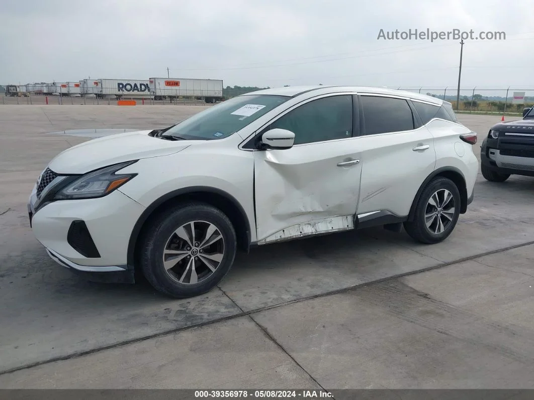 2019 Nissan Murano S White vin: 5N1AZ2MJ9KN146598