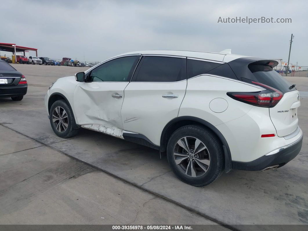 2019 Nissan Murano S White vin: 5N1AZ2MJ9KN146598