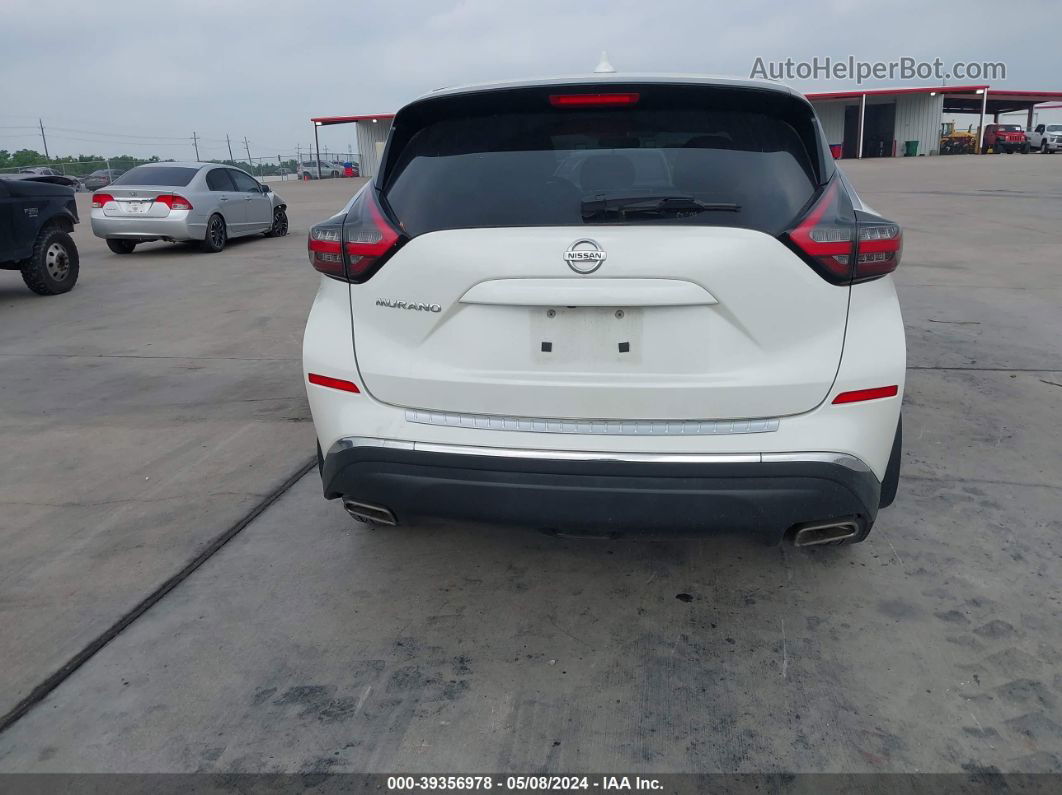 2019 Nissan Murano S White vin: 5N1AZ2MJ9KN146598