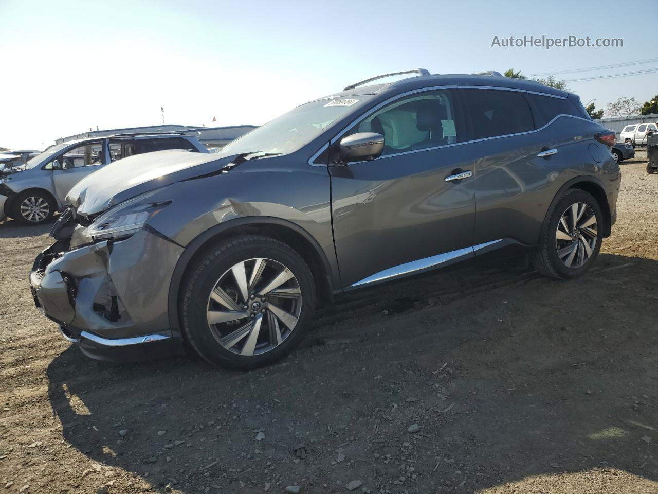 2019 Nissan Murano S Серый vin: 5N1AZ2MJXKN112671