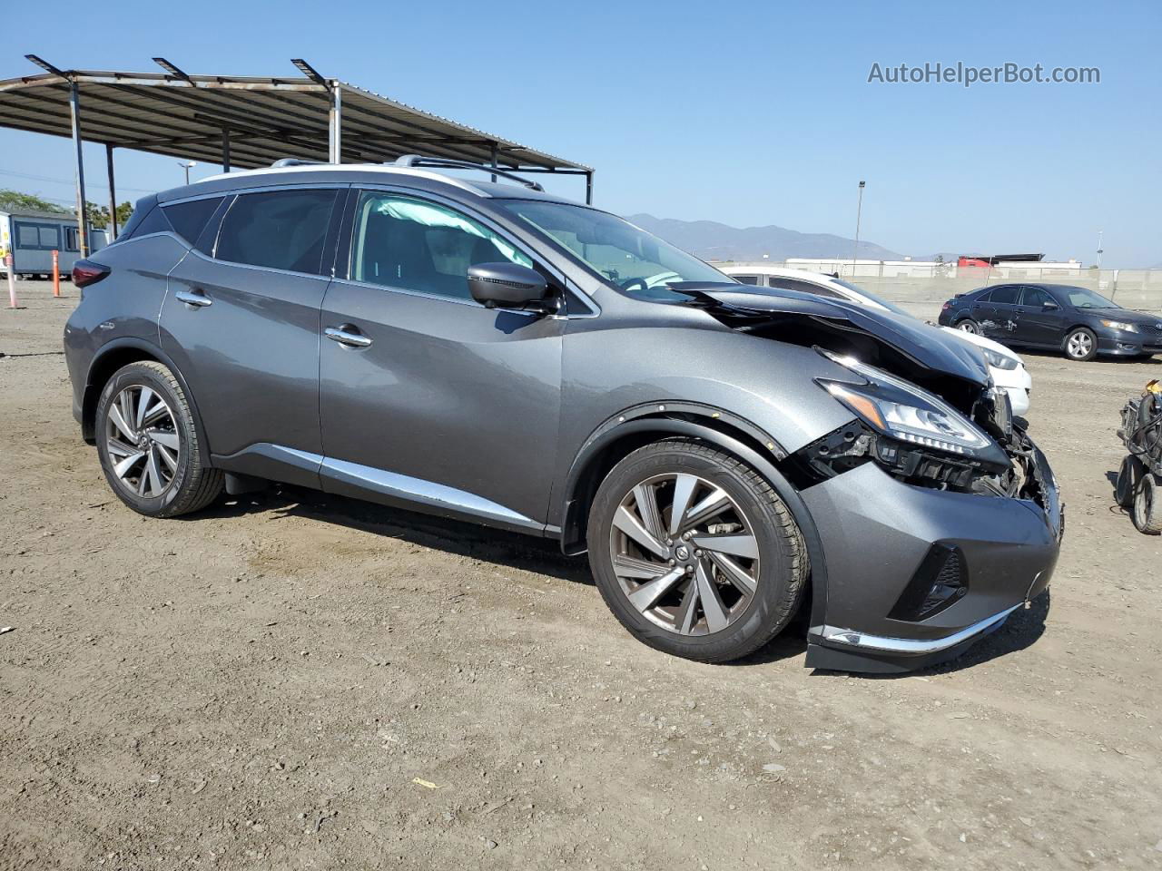 2019 Nissan Murano S Серый vin: 5N1AZ2MJXKN112671