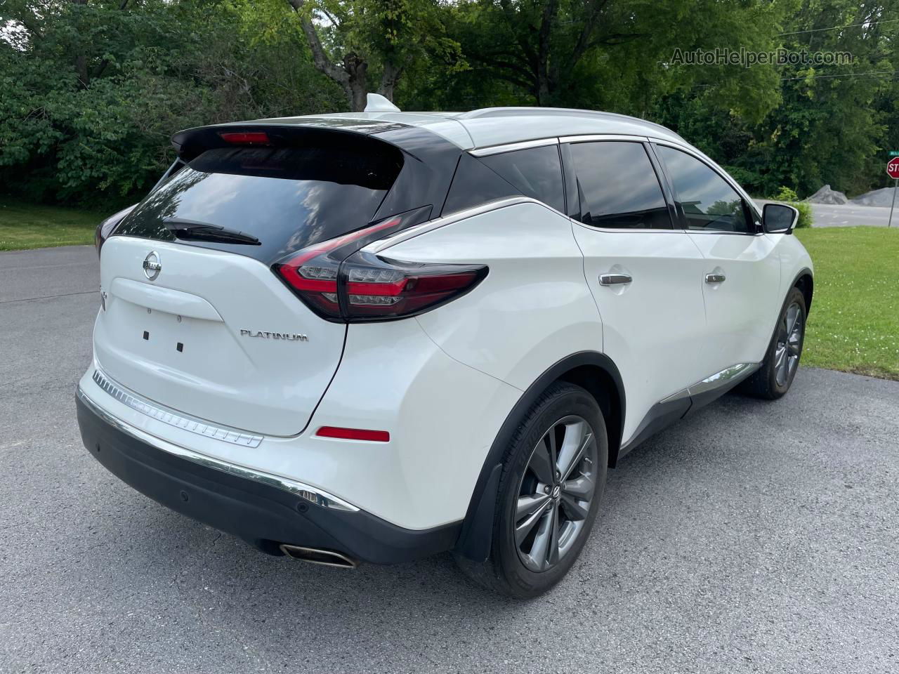 2019 Nissan Murano S White vin: 5N1AZ2MJXKN113206