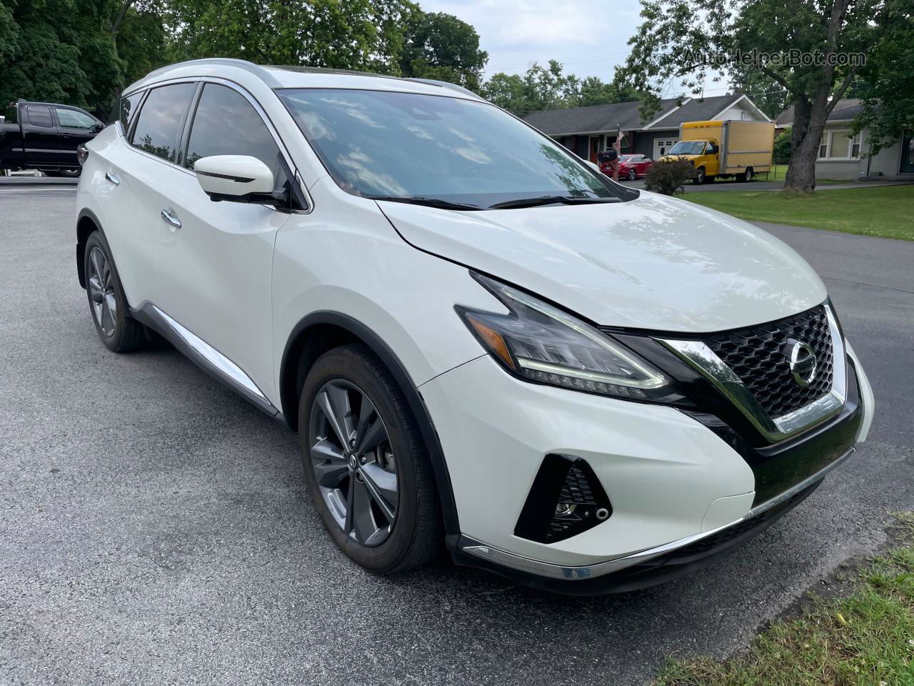 2019 Nissan Murano S White vin: 5N1AZ2MJXKN113206