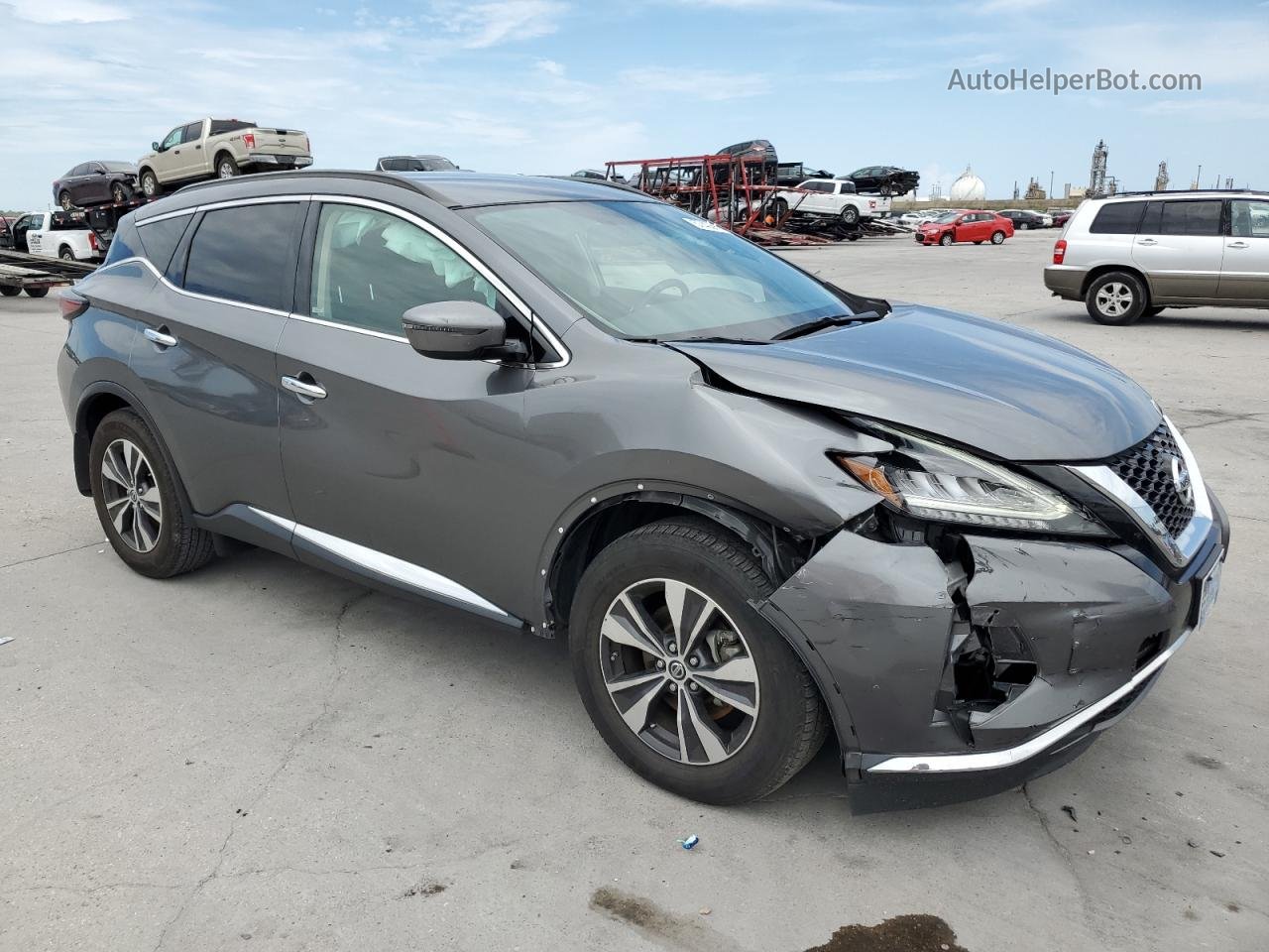 2019 Nissan Murano S Gray vin: 5N1AZ2MJXKN117322