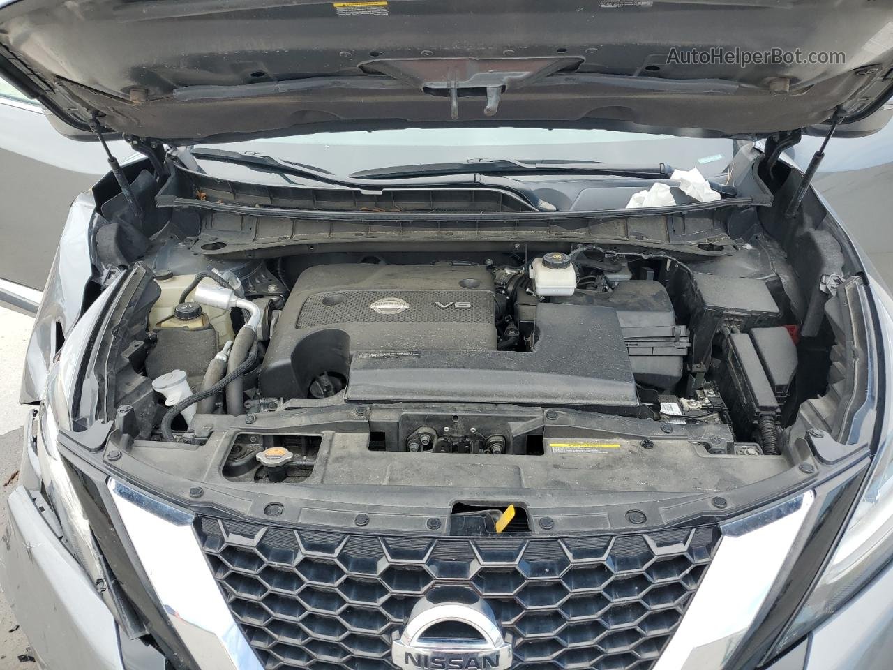 2019 Nissan Murano S Gray vin: 5N1AZ2MJXKN117322