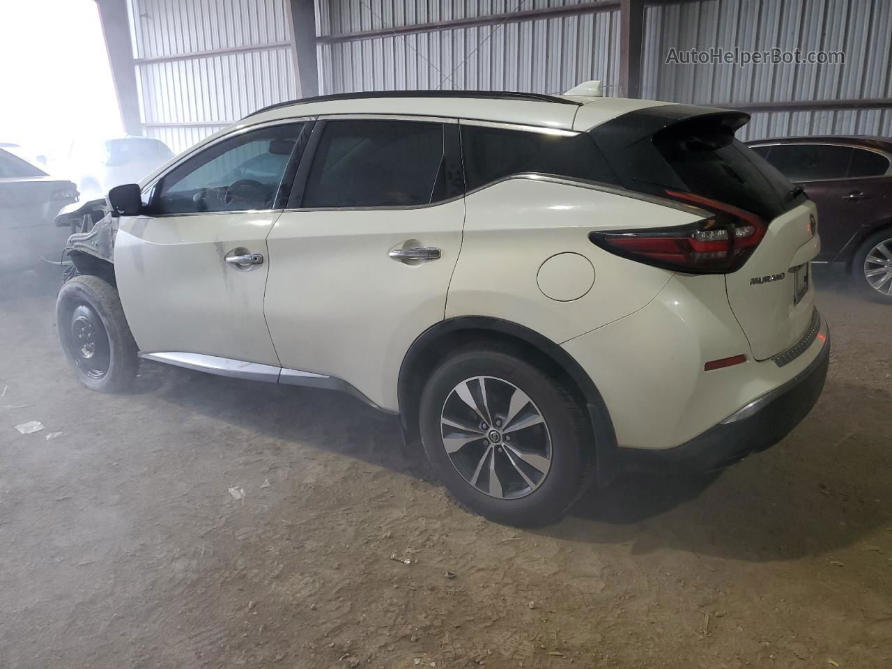 2019 Nissan Murano S White vin: 5N1AZ2MJXKN144052