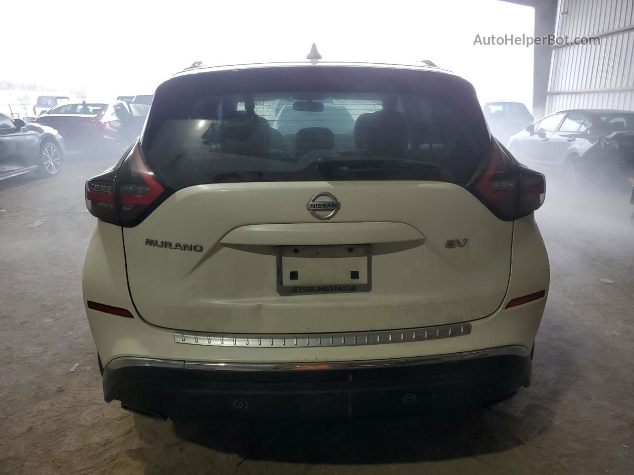 2019 Nissan Murano S White vin: 5N1AZ2MJXKN144052