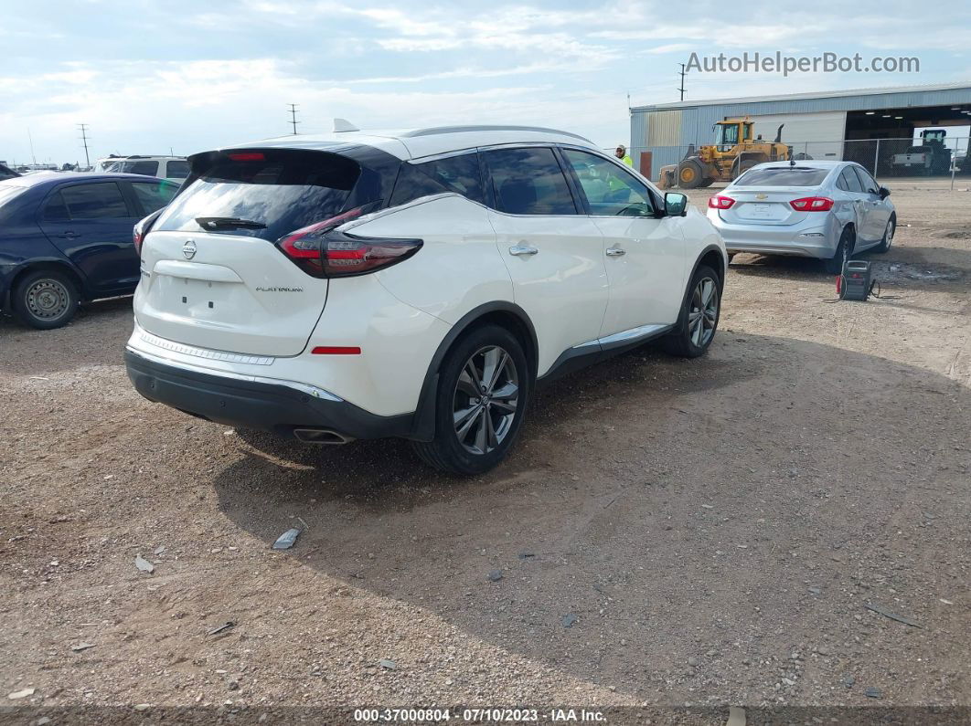 2019 Nissan Murano Platinum Белый vin: 5N1AZ2MJXKN162342