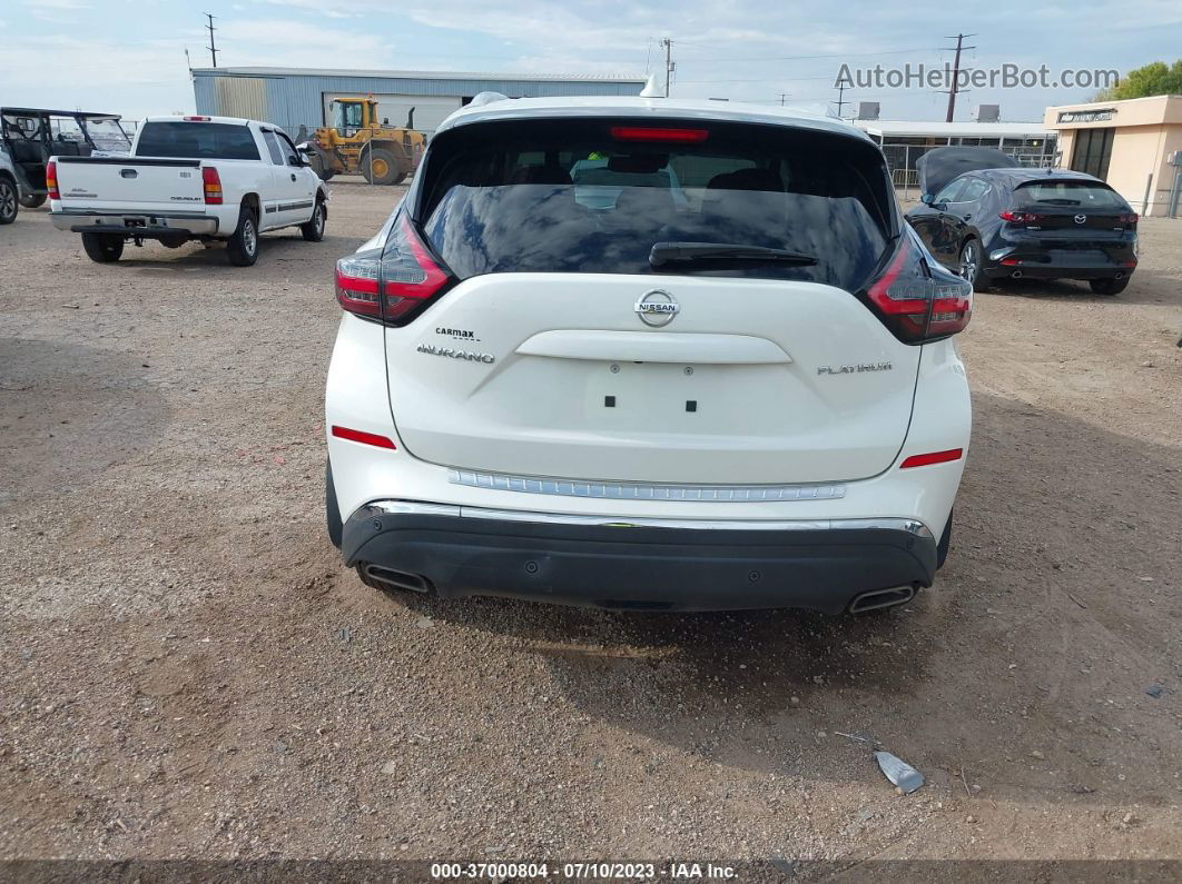 2019 Nissan Murano Platinum White vin: 5N1AZ2MJXKN162342