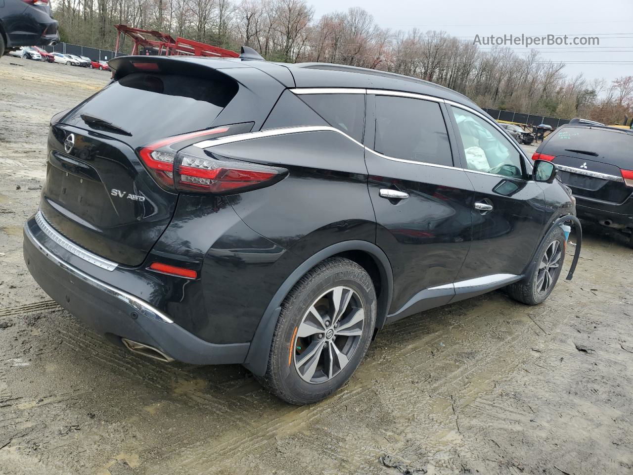 2019 Nissan Murano S Черный vin: 5N1AZ2MS0KN113398