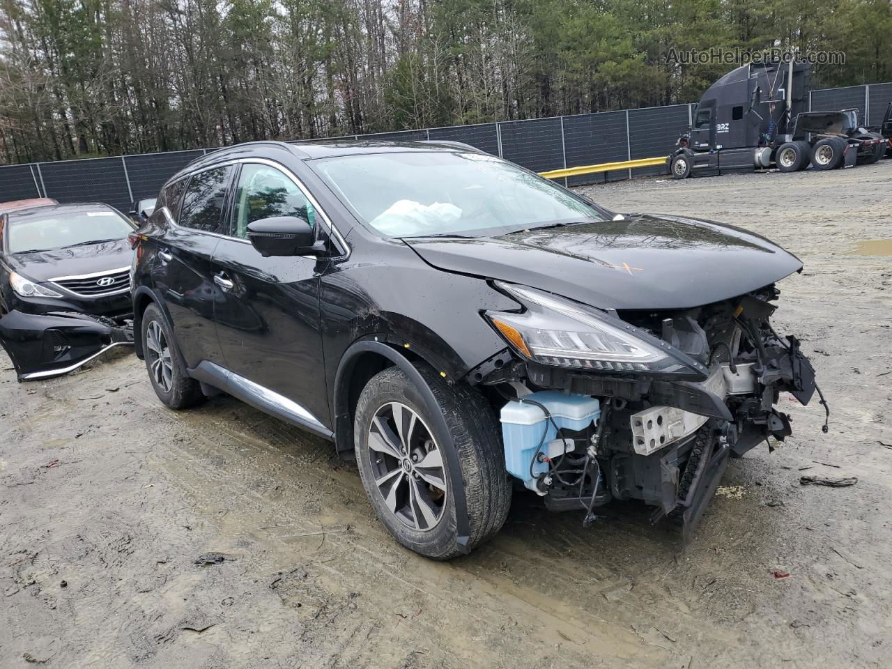 2019 Nissan Murano S Black vin: 5N1AZ2MS0KN113398