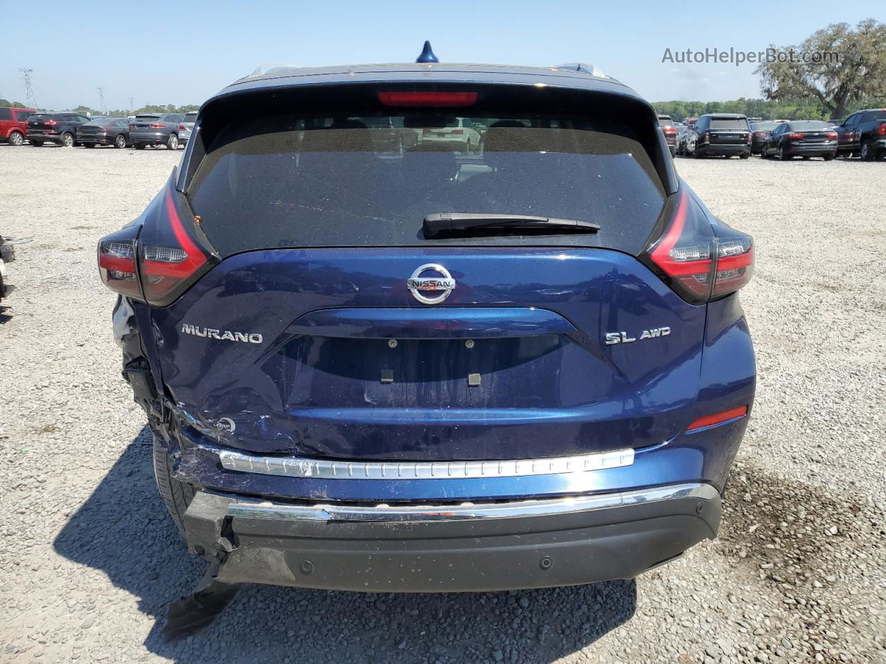 2019 Nissan Murano S Синий vin: 5N1AZ2MS0KN141542