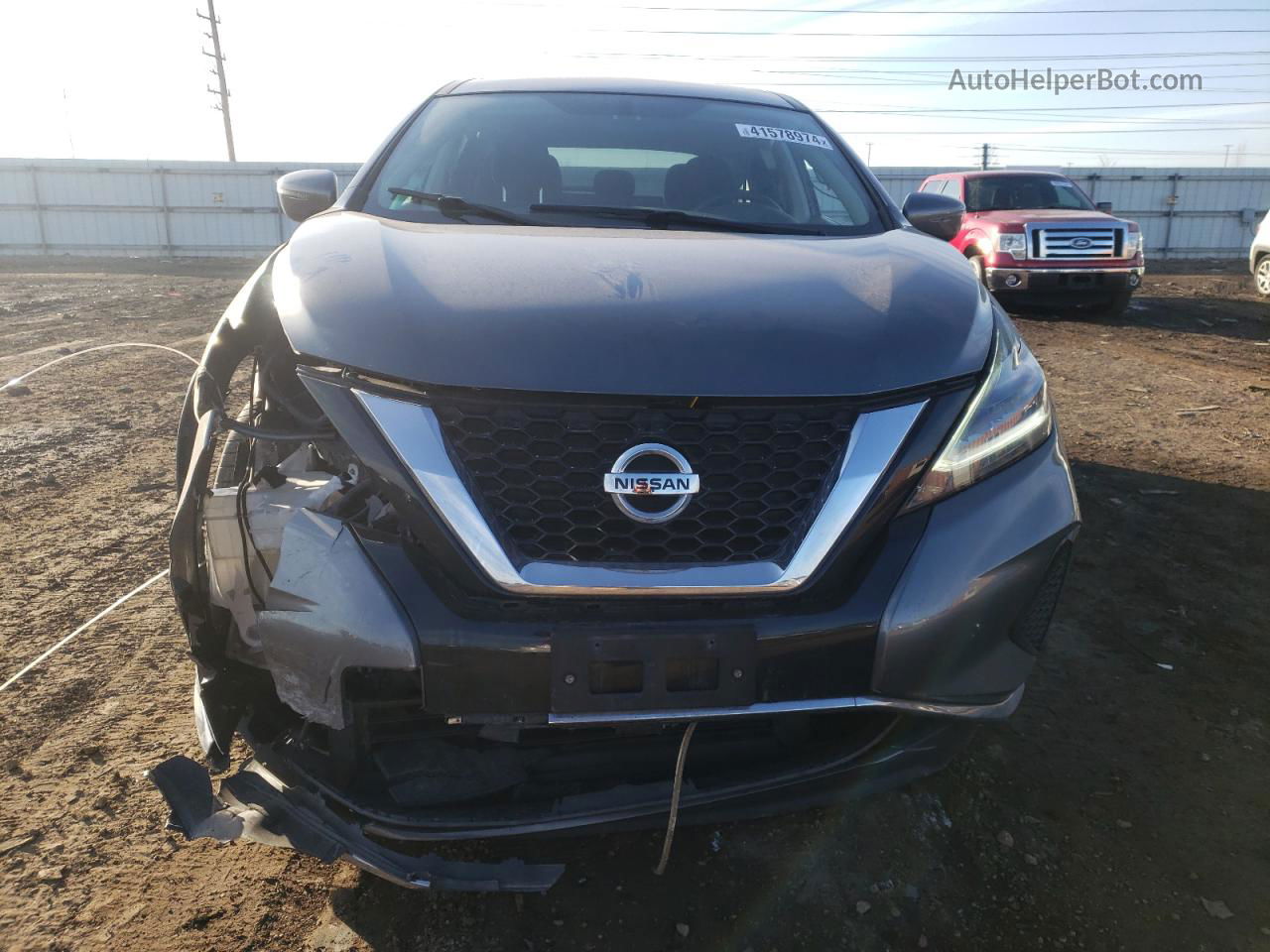 2019 Nissan Murano S Gray vin: 5N1AZ2MS0KN142741