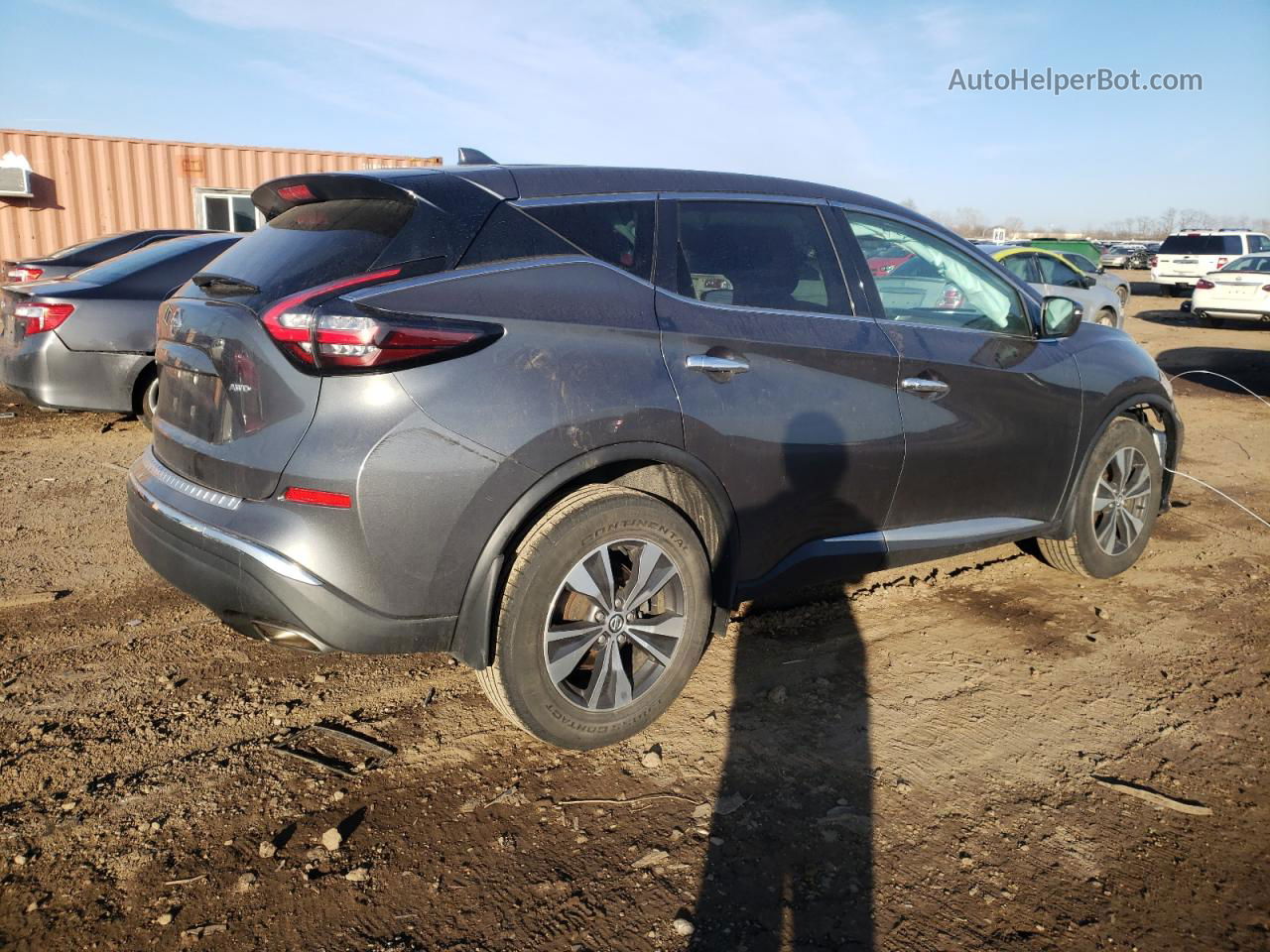 2019 Nissan Murano S Gray vin: 5N1AZ2MS0KN142741