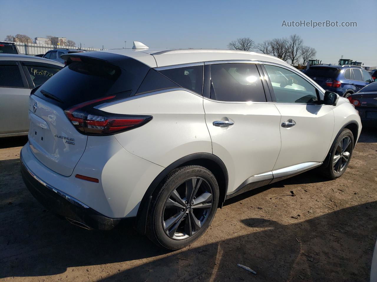 2019 Nissan Murano S White vin: 5N1AZ2MS0KN148894