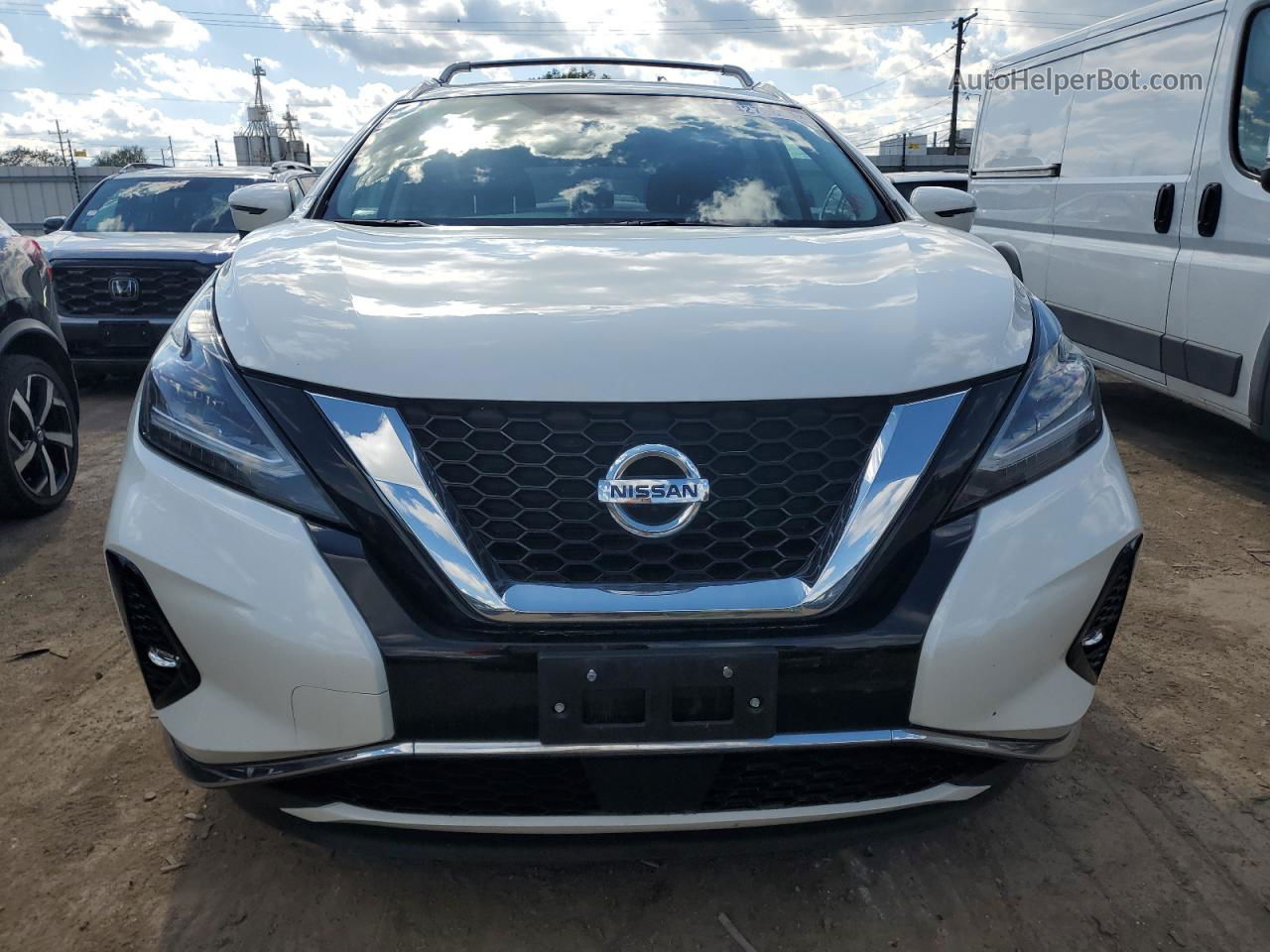 2019 Nissan Murano S White vin: 5N1AZ2MS0KN152993