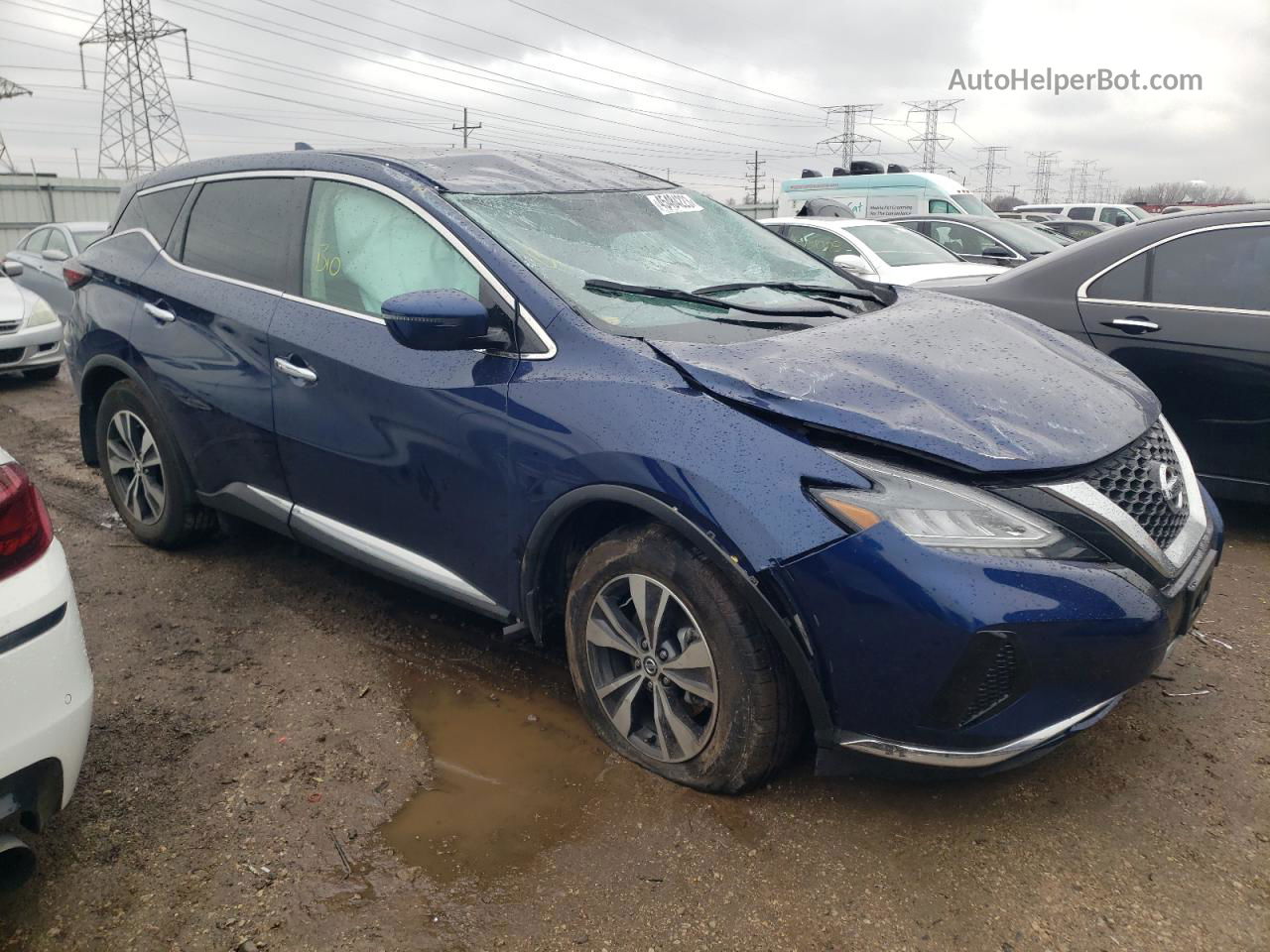 2019 Nissan Murano S Blue vin: 5N1AZ2MS0KN159250