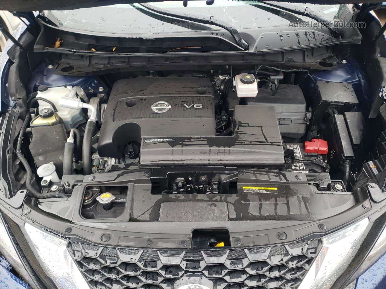 2019 Nissan Murano S Синий vin: 5N1AZ2MS0KN159250