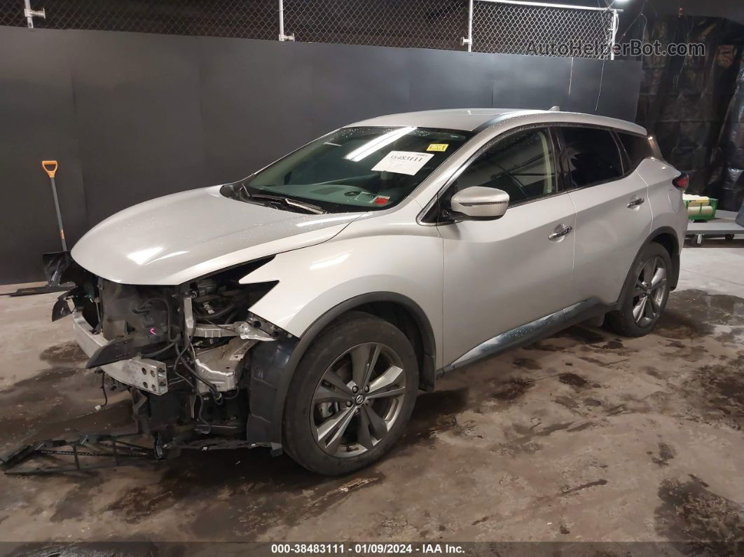 2019 Nissan Murano S Silver vin: 5N1AZ2MS0KN165498