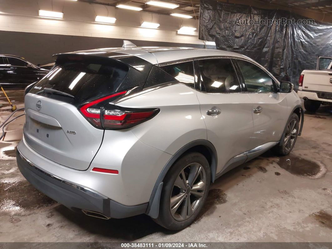 2019 Nissan Murano S Silver vin: 5N1AZ2MS0KN165498