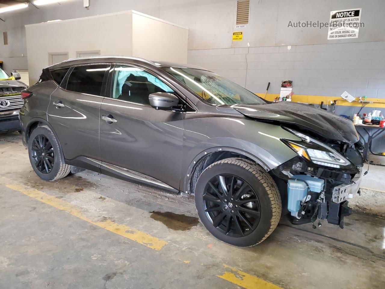 2019 Nissan Murano S Gray vin: 5N1AZ2MS1KN107027