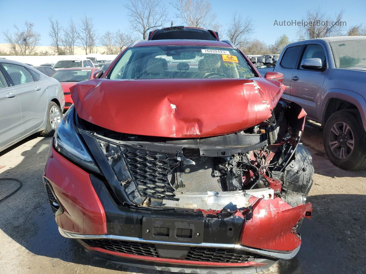 2019 Nissan Murano S Burgundy vin: 5N1AZ2MS1KN111904