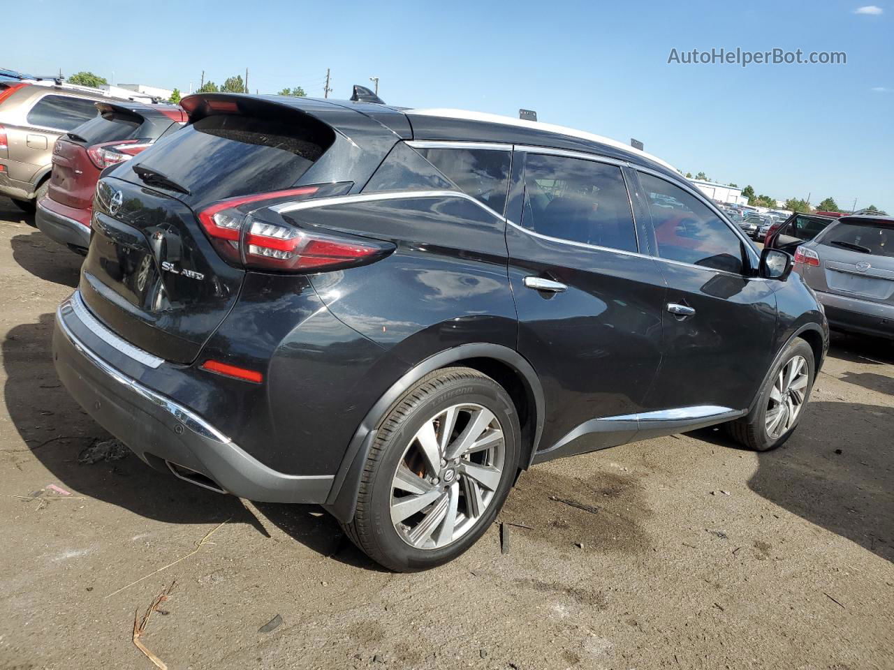 2019 Nissan Murano S Black vin: 5N1AZ2MS1KN139086